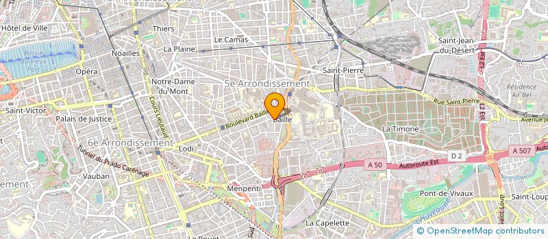 localisation de l'entreprise SERTA CONSTRUCTION à MARSEILLE