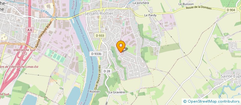 localisation de l'entreprise SERTAIX AEC à JASSANS-RIOTTIER