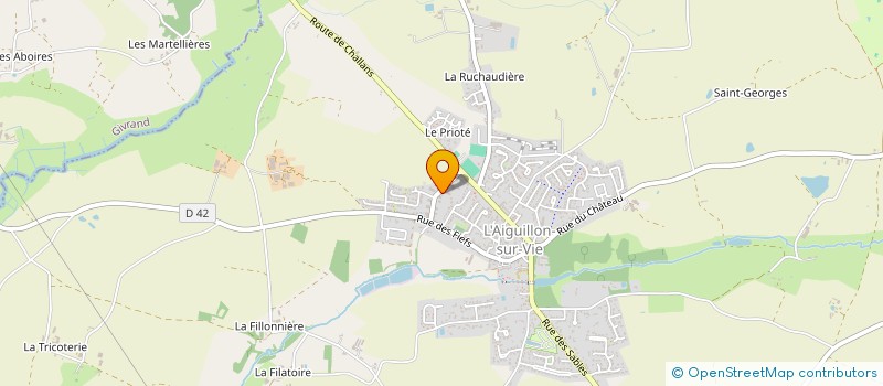 localisation de l'entreprise SERTAO à LANDEVIEILLE