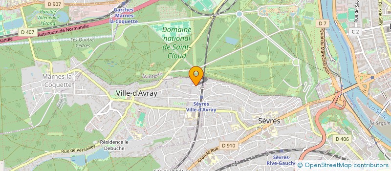 localisation de l'entreprise SERTEC 2000 à SEVRES