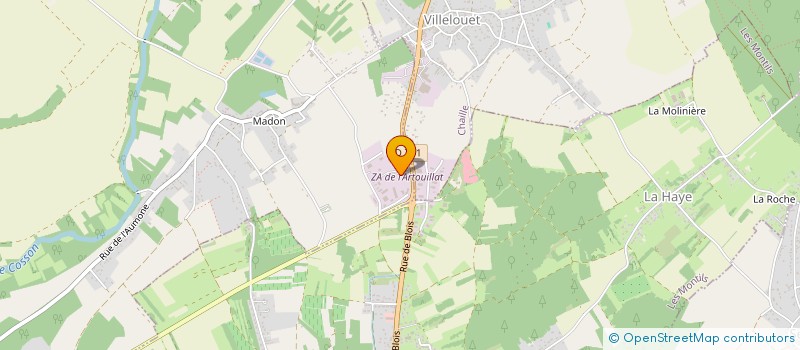 localisation de l'entreprise SERTEC-J.MICHEL GRANGE  CHAILLES