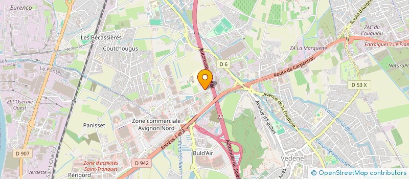 localisation de l'entreprise SERTECH INGENIERIE  SORGUES