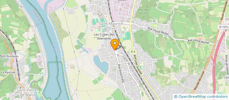 localisation de l'entreprise SERTEM ISERE SARL  SAINT-MAURICE-L'EXIL