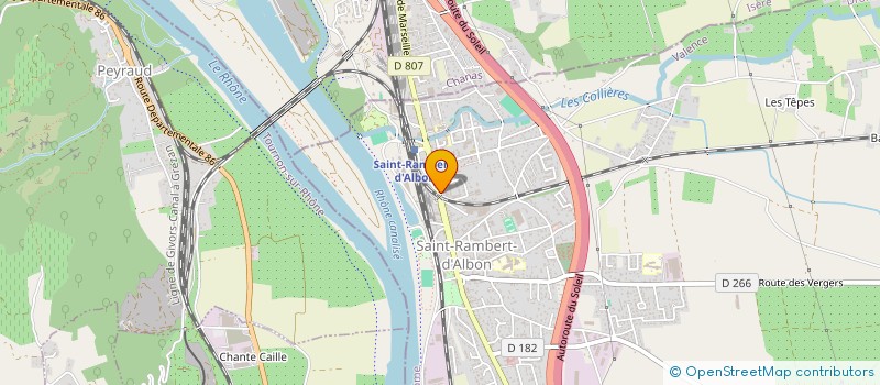 localisation de l'entreprise SERTI SUR  ANDANCETTE