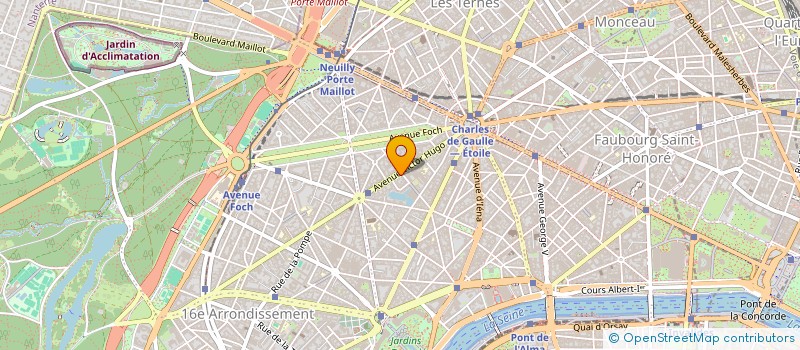 localisation de l'entreprise SERTIC LE RHEU SCI  PARIS