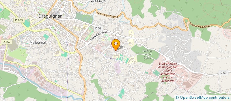 localisation de l'entreprise SERTRABAT GEY PATRICK  DRAGUIGNAN