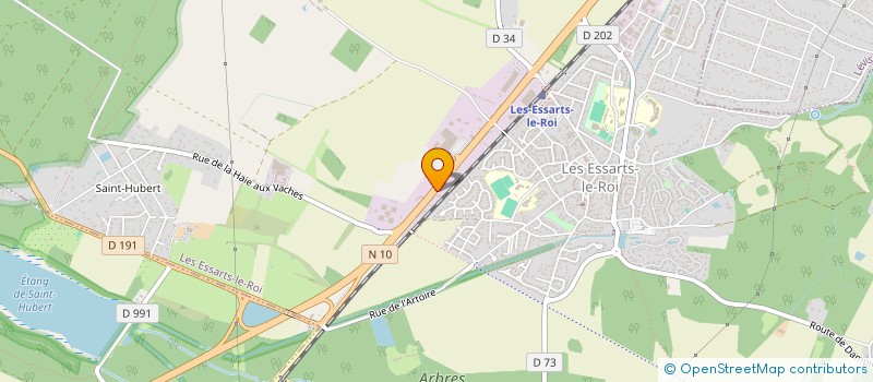 localisation de l'entreprise SERTY SOCIETE D'ETANCHEITE REFECTION TOITURES DES YVELINES à LES ESSARTS-LE-ROI