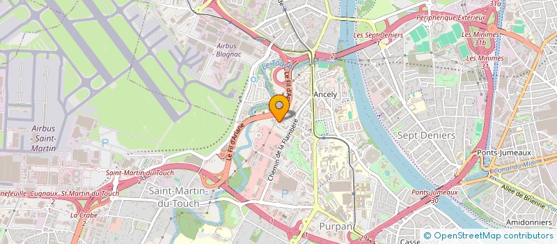 localisation de l'entreprise SERU PRESTA à TOULOUSE