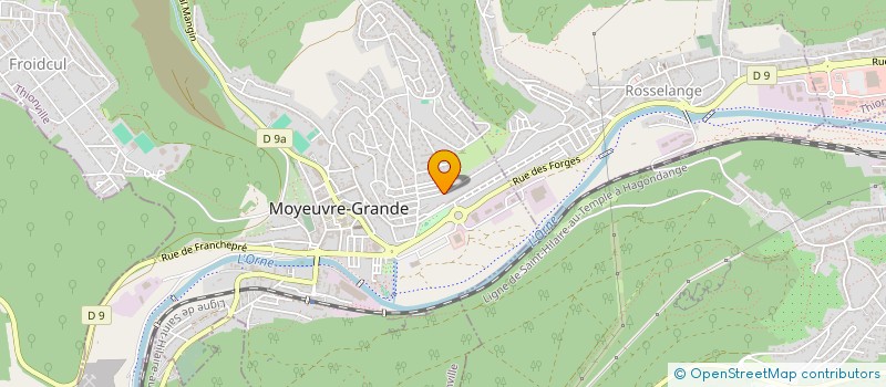 localisation de l'entreprise SERULOR à MOYEUVRE-GRANDE