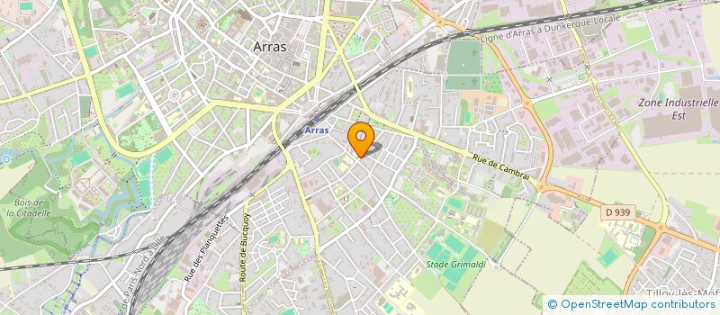 localisation de l'entreprise SERUSIER PERE ET FILS à ARRAS