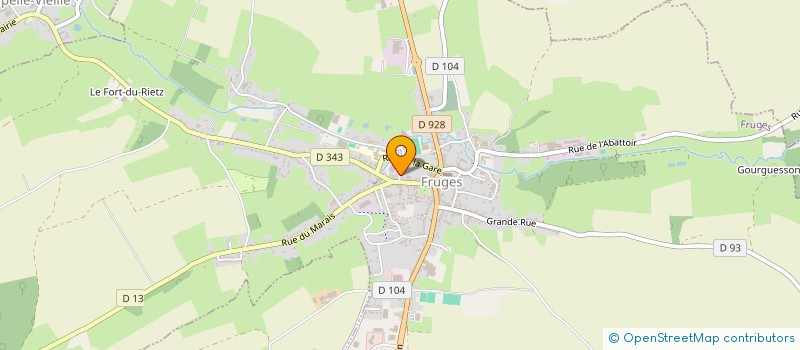 localisation de l'entreprise SERV AIDE PERSONNE CANTONSFRUGES FAUQU. à FRUGES