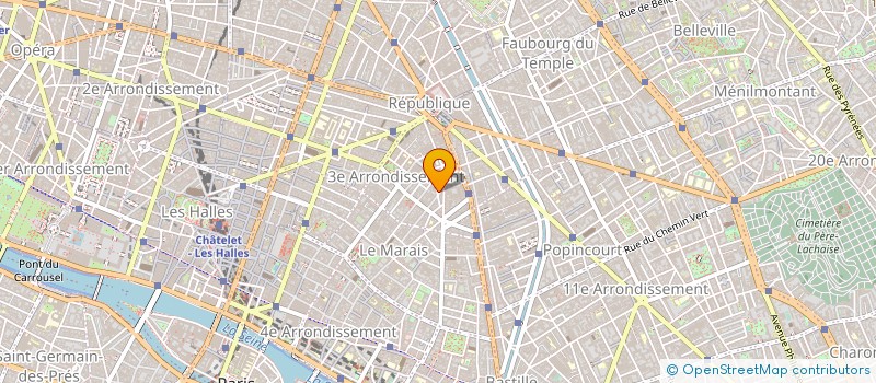 localisation de l'entreprise SERV ALL PRO  PARIS