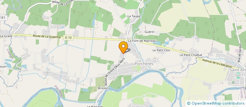 localisation de l'entreprise SERV ASSISTANCE DEPANNAGE EXPRESS MECANI  PORCHERES