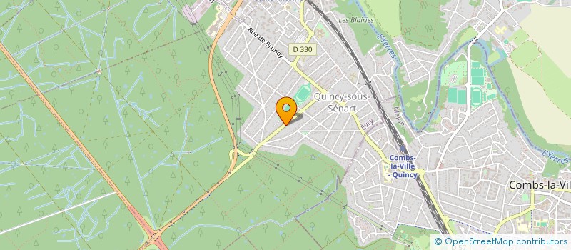 localisation de l'entreprise SERV ASSOCIES PROFESSIONNELS VIANDES  QUINCY-SOUS-SENART