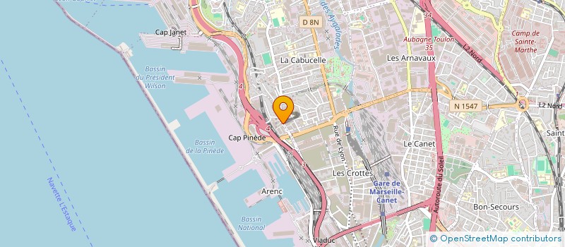 localisation de l'entreprise SERV AUXILIAIRES EQUIPEMENT COLLECTIVITE à MARSEILLE