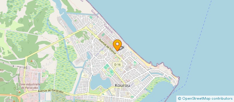 localisation de l'entreprise SERV'D'HOTE  KOUROU