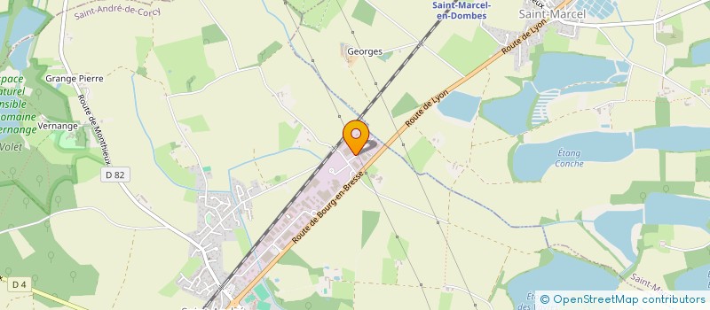 localisation de l'entreprise SERV'EAU  SAINT-ANDRE-DE-CORCY