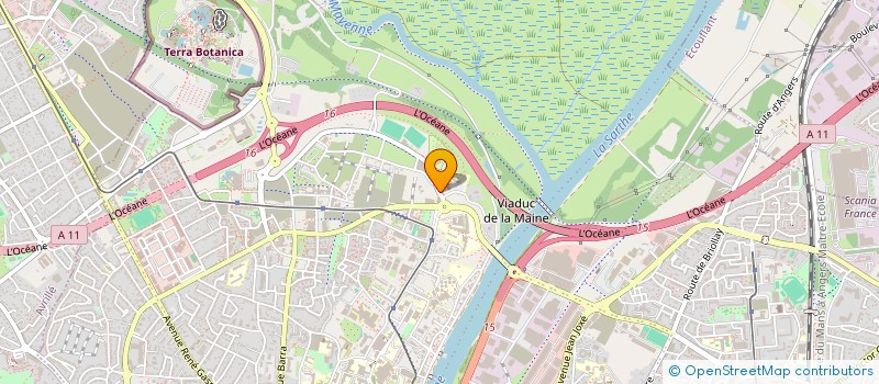 localisation de l'entreprise SERV ELECTRON INFORMAT OUEST à ANGERS