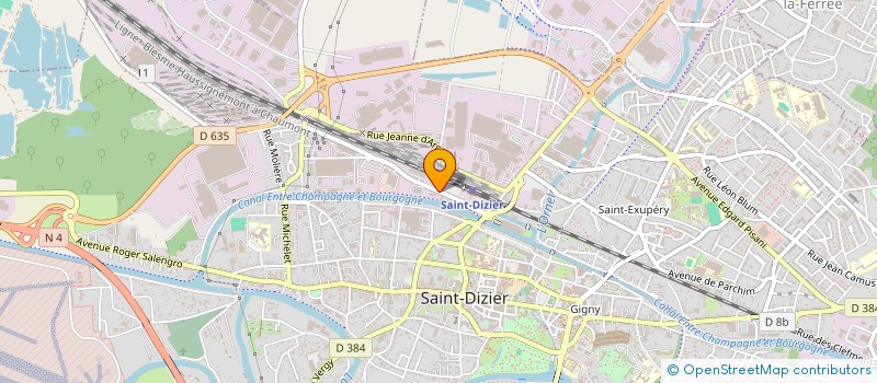 localisation de l'entreprise SERV'ENTREPRISE à SAINT-DIZIER