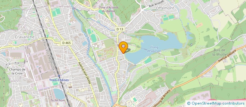 localisation de l'entreprise SERV ETUDE REALISATION APPLIC THERMIQUE à BELFORT