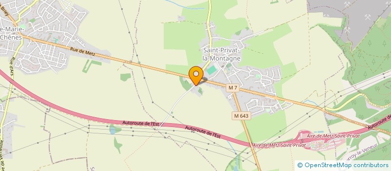 localisation de l'entreprise SERV ' HABITAT  SAINT-PRIVAT-LA-MONTAGNE