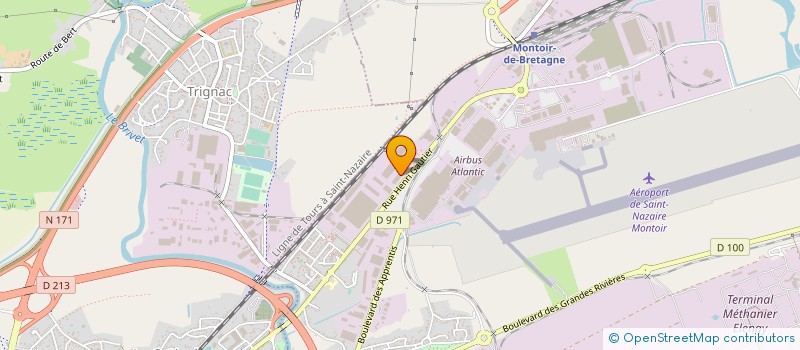 localisation de l'entreprise SERV'HYDRAU à MONTOIR-DE-BRETAGNE