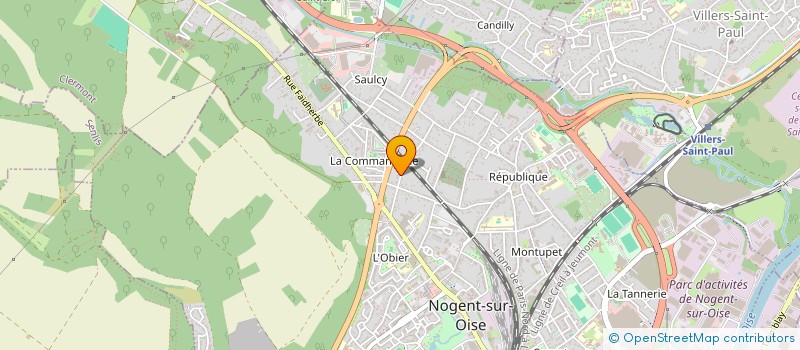 localisation de l'entreprise SERV'IMMO  NOGENT-SUR-OISE