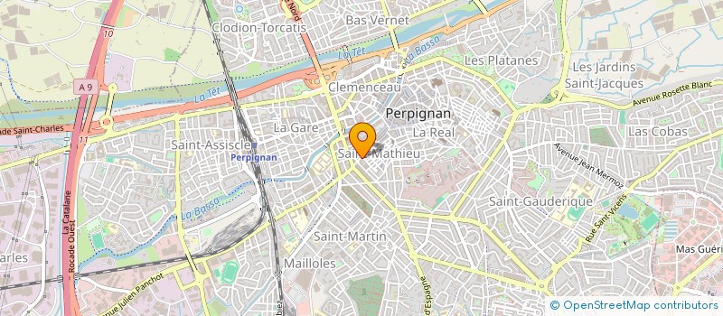 localisation de l'entreprise SERV INFORMAT FAMIL AIDE ANIMAT SOUTIEN à PERPIGNAN