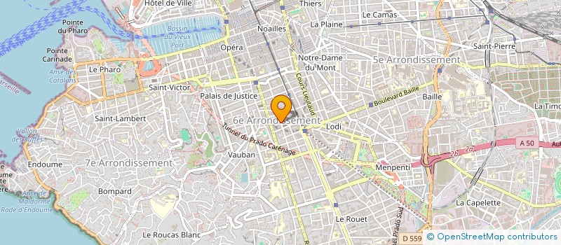 localisation de l'entreprise SERV MEDIC SOCIAL INDUS PAPIER à MARSEILLE