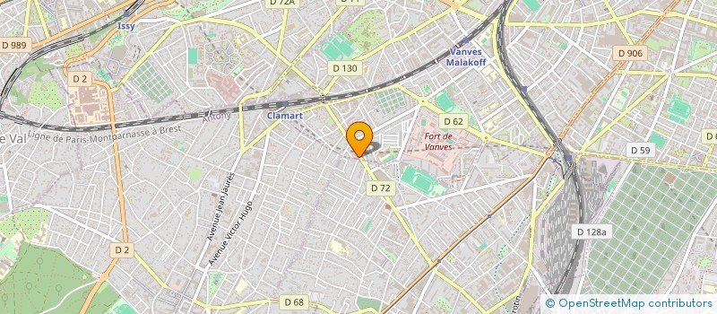 localisation de l'entreprise SERV MICRO INFORMATIQUE ET CONSEIL ESE  MALAKOFF