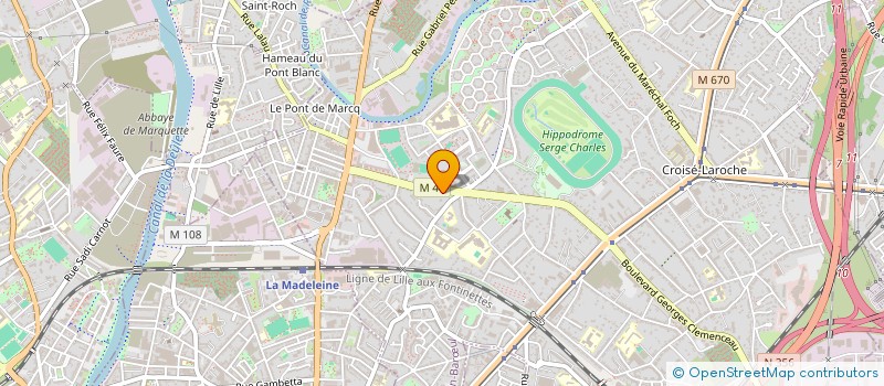 localisation de l'entreprise SERV ORGANISATION GEST ETUDE CONSASSIST à MARCQ-EN-BARŒUL