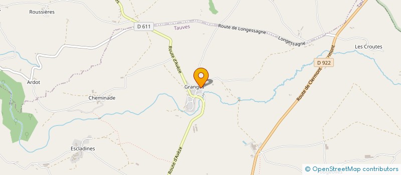 localisation de l'entreprise SERV REMPLACEMENT AGRICULTEURS  TAUVES