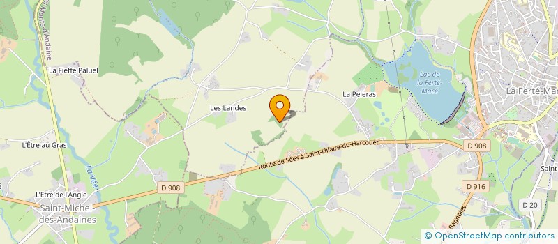 localisation de l'entreprise SERV REMPLT DE LA FERTE MACE à LES MONTS-D'ANDAINE