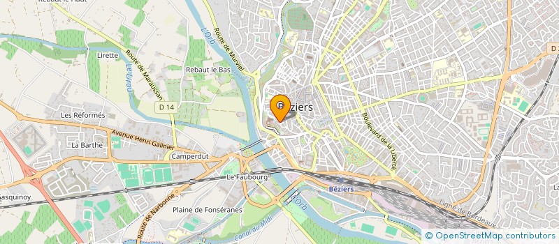 localisation de l'entreprise SERV TUTEL ALLOCATIONS FAMILIA à BEZIERS