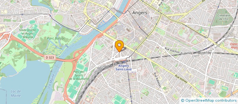 localisation de l'entreprise SERVACENTRALE à ANGERS