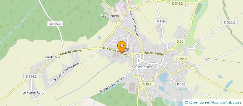 localisation de l'entreprise SERVACHEM à SENONCHES