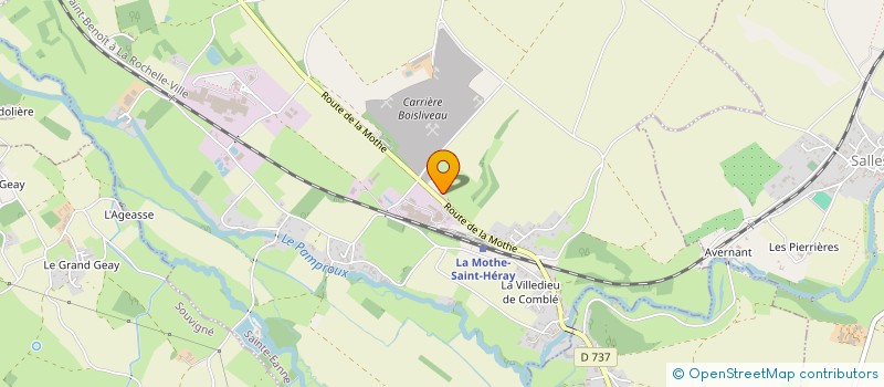 localisation de l'entreprise SERVADOUR  SAINTE-EANNE