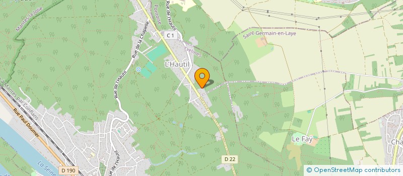 localisation de l'entreprise SERVAID à TRIEL-SUR-SEINE