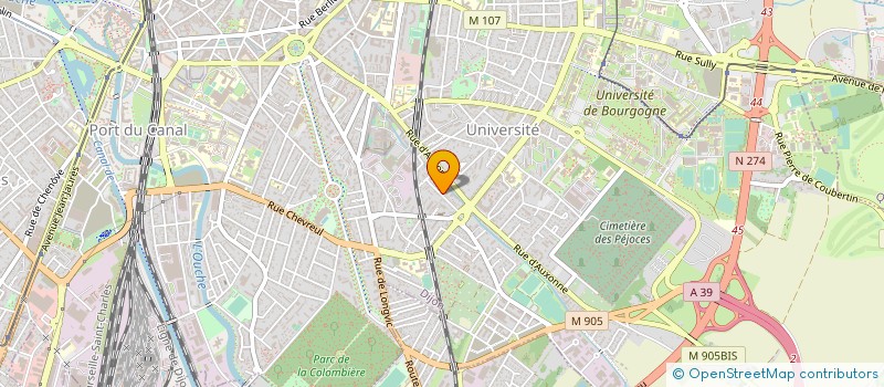 localisation de l'entreprise SERVAIS BATIMENT à DIJON