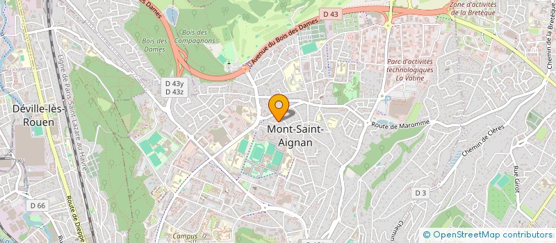 localisation de l'entreprise SERVAL  MONT-SAINT-AIGNAN