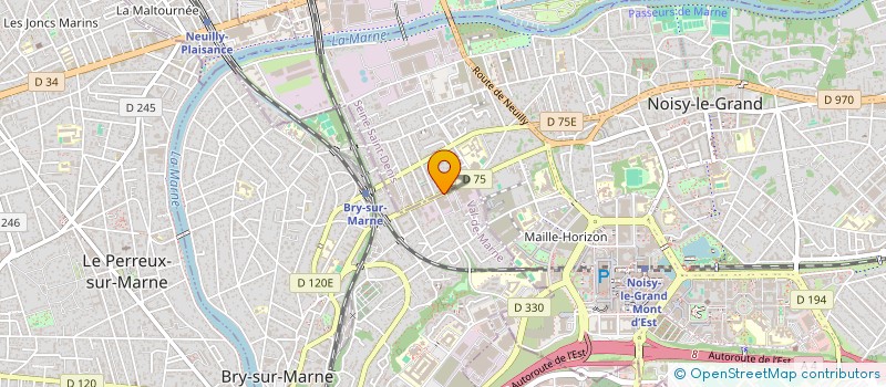 localisation de l'entreprise SERVAL CONSEIL  BRY-SUR-MARNE