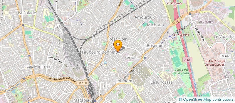 localisation de l'entreprise SERVAL SECURITE à TOULOUSE