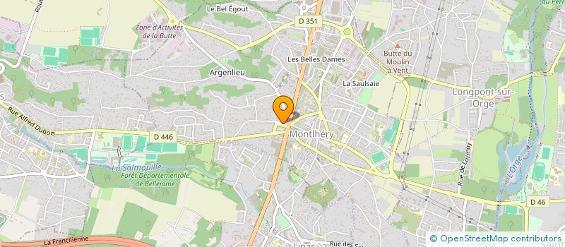 localisation de l'entreprise SERVALLIANCE  MONTLHERY