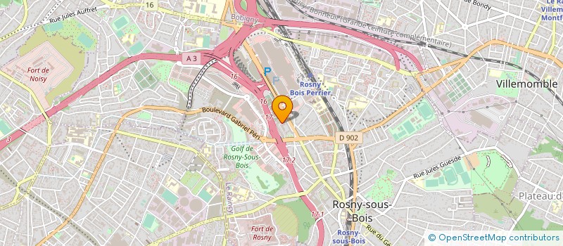 localisation de l'entreprise SERVANE à ROSNY-SOUS-BOIS