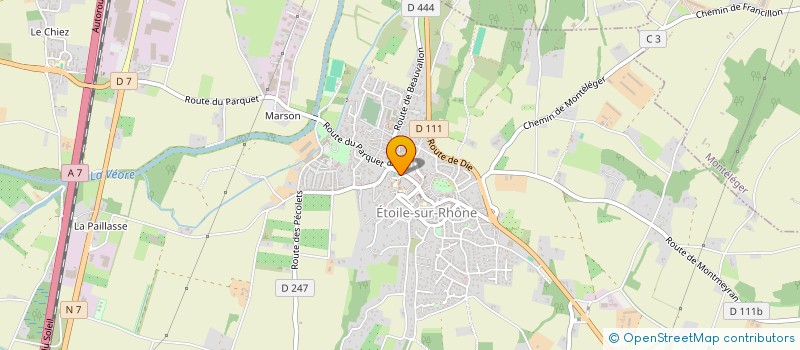 localisation de l'entreprise SERVANNA 56  ETOILE-SUR-RHONE