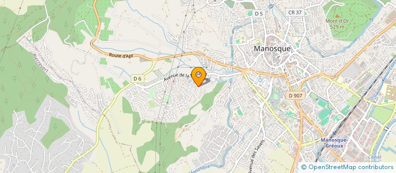 localisation de l'entreprise SERVANT SCI à MANOSQUE