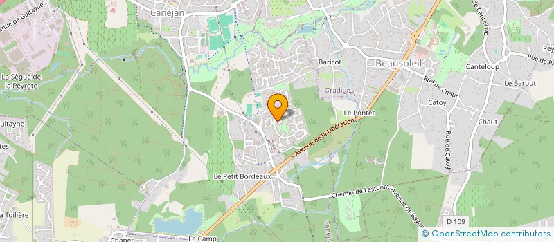 localisation de l'entreprise SERVAQ à CANEJAN