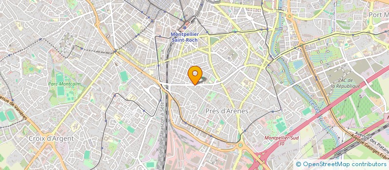 localisation de l'entreprise SERVAT-MOREAU à MONTPELLIER