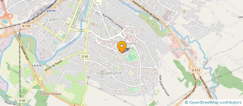 localisation de l'entreprise SERVAT TRAVAUX & ASSAINISSEMENT  CASTRES