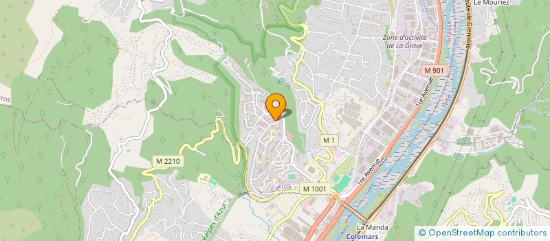 localisation de l'entreprise SERVAUTO à CARROS